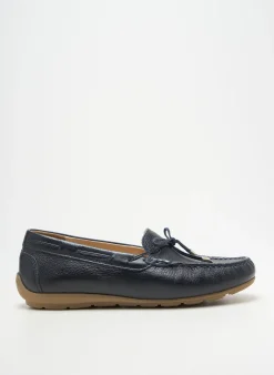 Mocassins Ara Bleu Talon Plat Jusqu'à 3cm