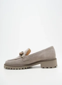 Mocassins Ara Gris Talon Plat Jusqu'à 3cm
