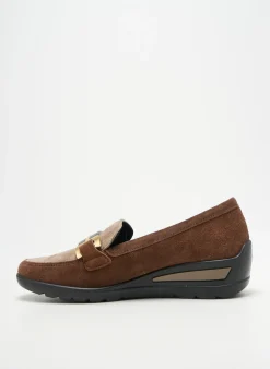 Mocassins Ara Marron Talon Plat Jusqu'à 3cm