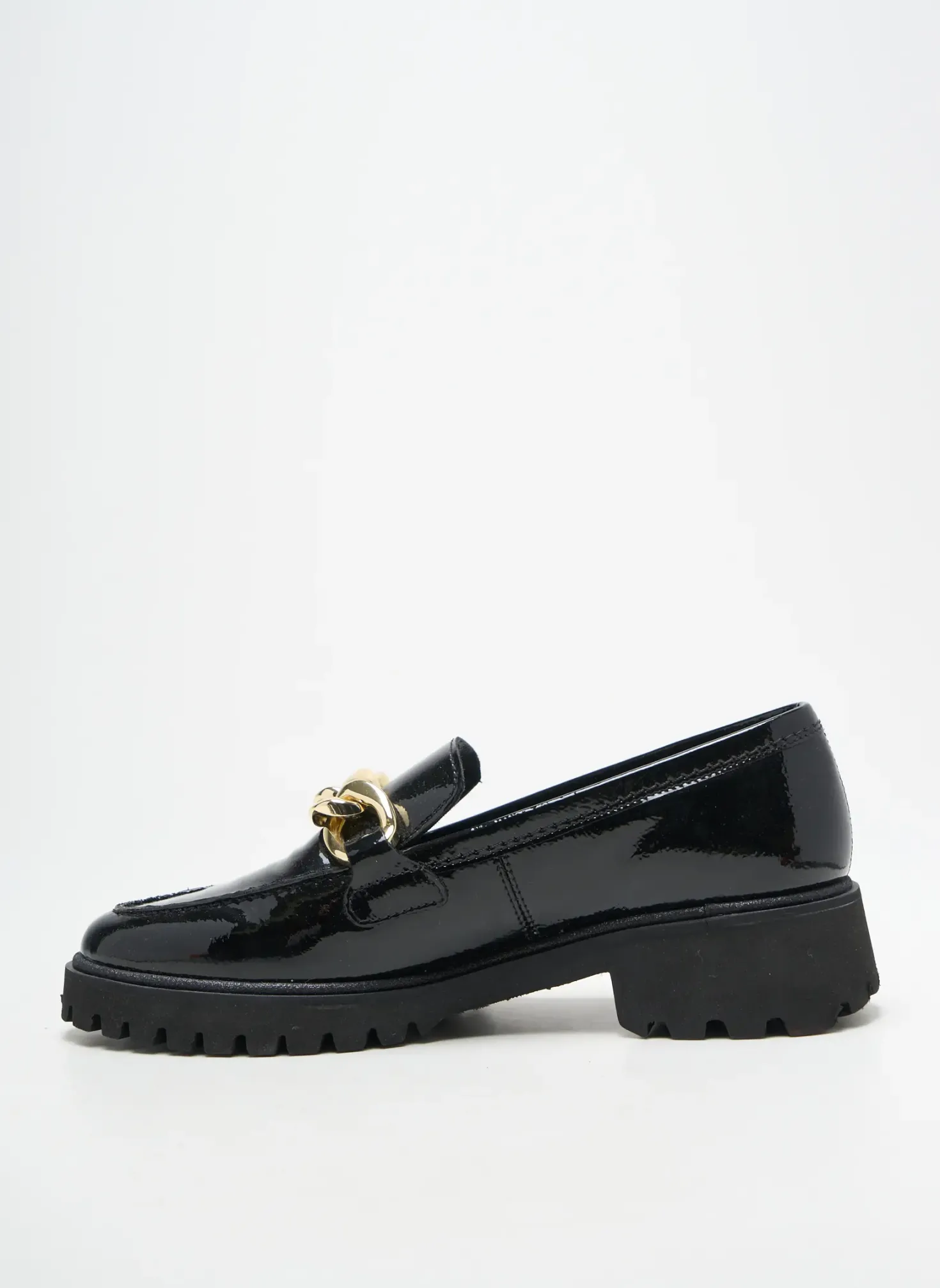 Mocassins Ara Noir Talon De 4 À 6cm
