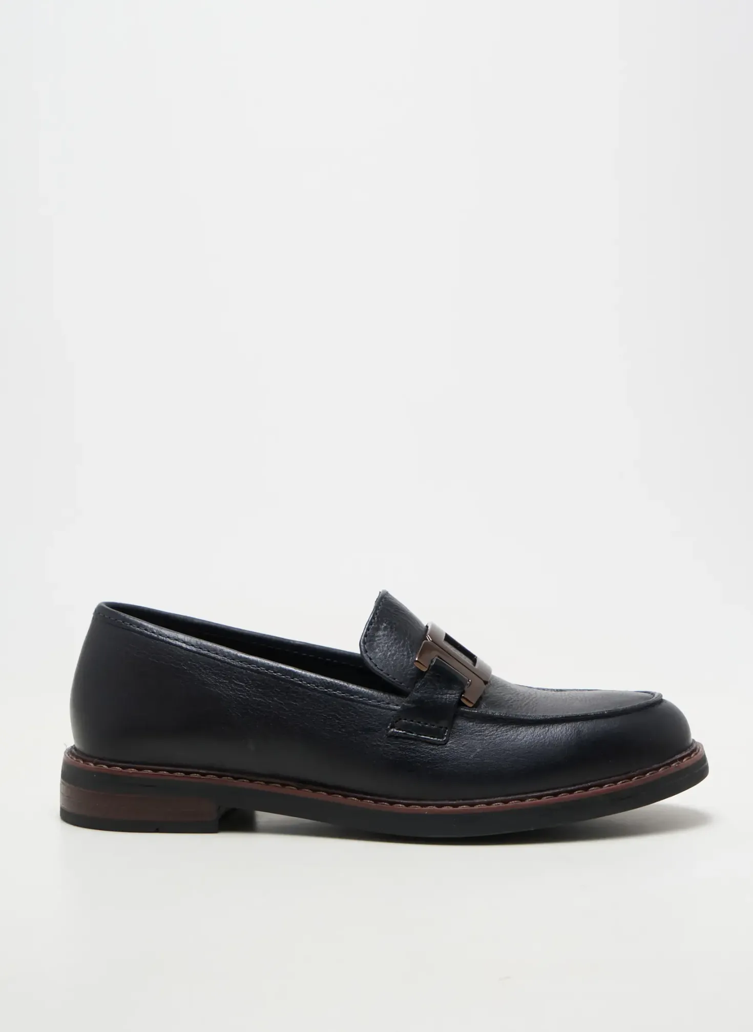 Mocassins Ara Noir Talon Plat Jusqu'à 3cm