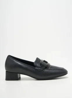 Mocassins Ara Noir Talon Plat Jusqu'à 3cm