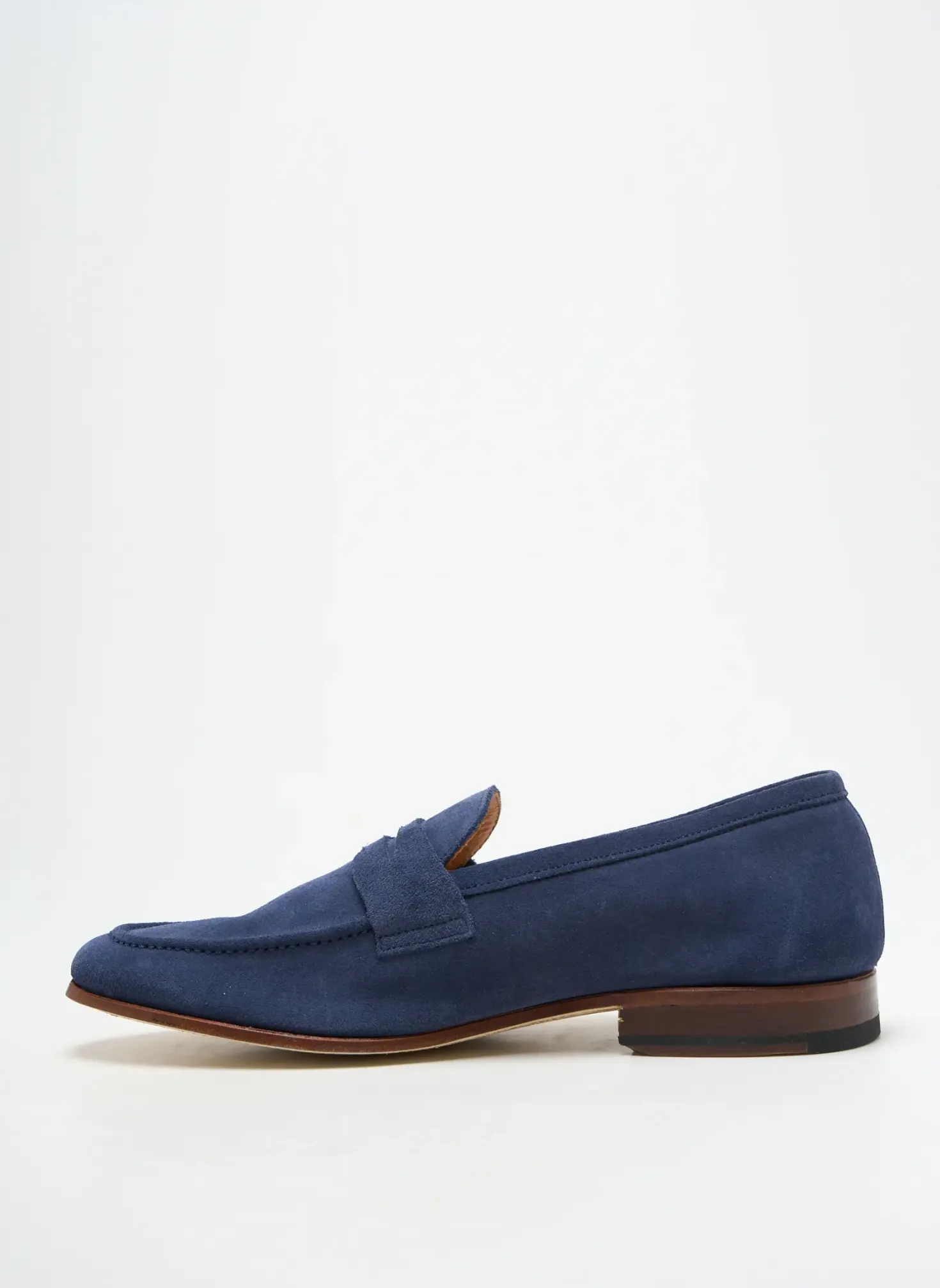 Mocassins Atelier Th Voisin Senlis Bleu Talon Bas