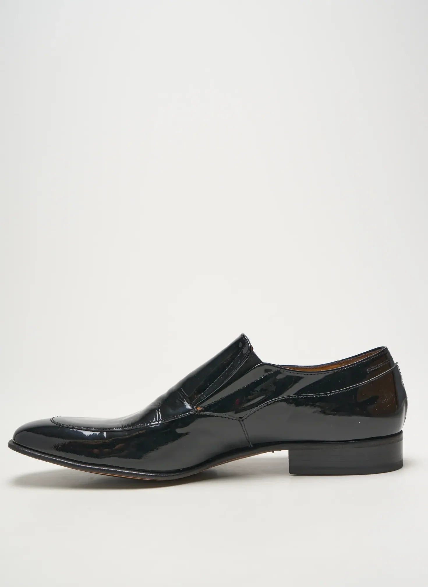 Mocassins Caponi Noir Talon Bas