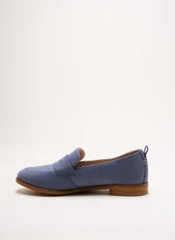 Mocassins Clarks Bleu Talon Plat Jusqu'à 3cm