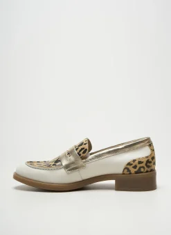 Mocassins Dorking Or Talon Plat Jusqu'à 3cm