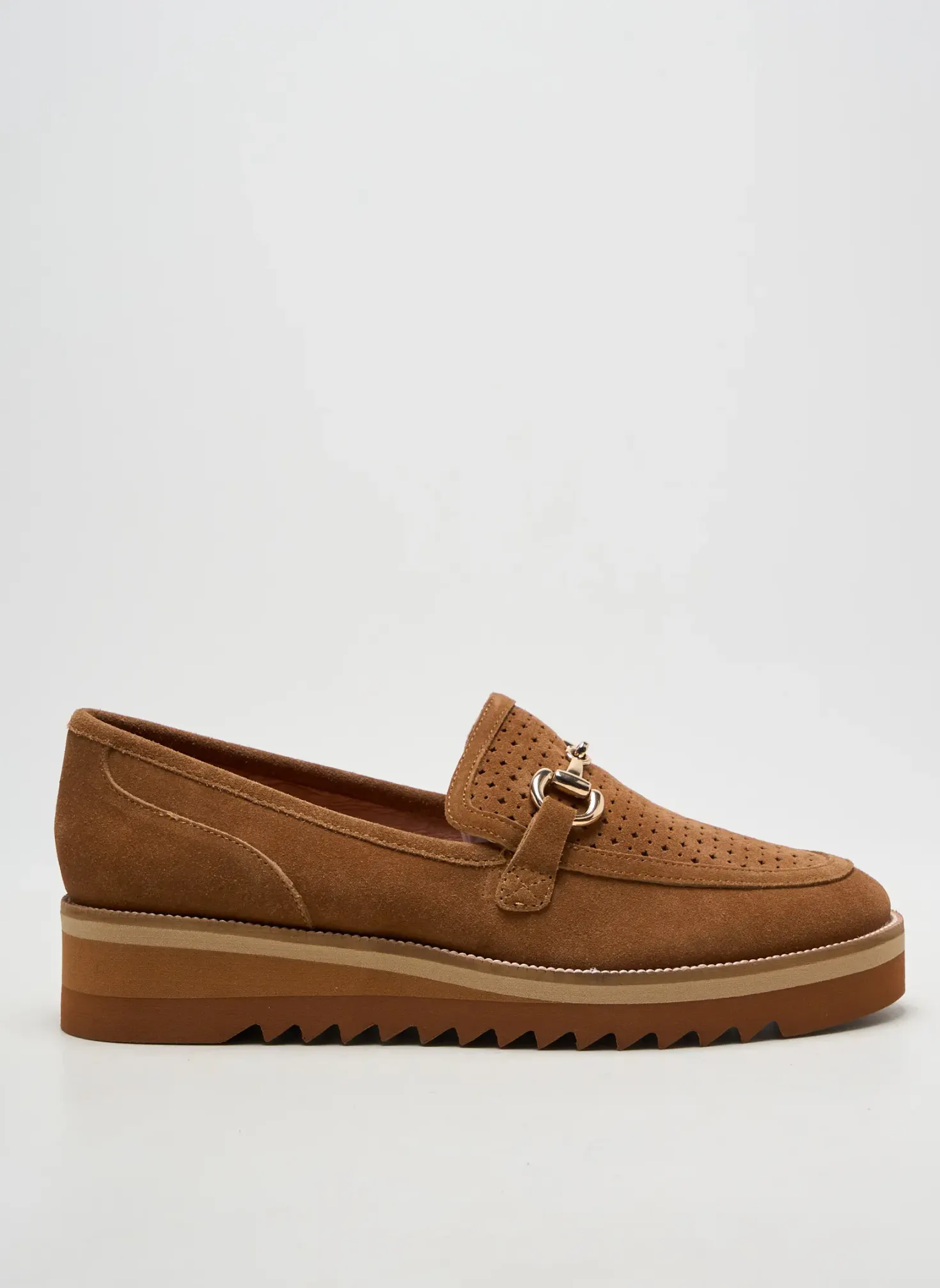 Mocassins Emilie Karston Marron Talon De 4 À 6cm