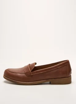 Mocassins Emilie Karston Marron Talon Plat Jusqu'à 3cm