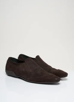 Mocassins Fessura Marron Bout Carré
