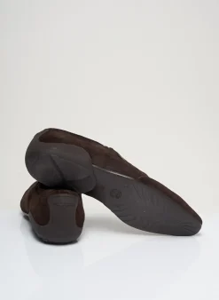 Mocassins Fessura Marron Bout Carré