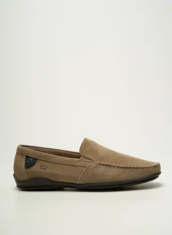 Mocassins Fluchos Beige Bout Carré