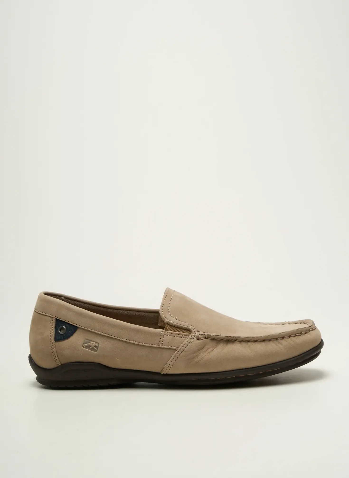 Mocassins Fluchos Beige Bout Carré