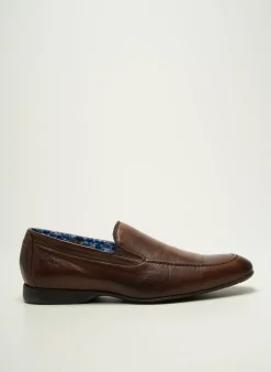 Mocassins Fluchos Marron Bout Rond