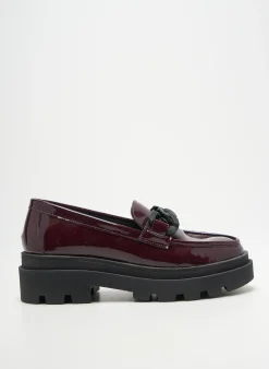 Mocassins Freeman T.porter Violet Talon De 4 À 6cm