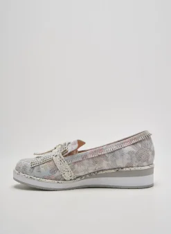 Mocassins Fugitive By Francesco Rossi Argent Talon Plat Jusqu'à 3cm
