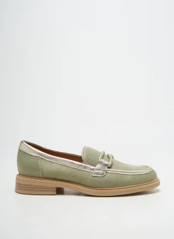 Mocassins Fugitive By Francesco Rossi Vert Talon Plat Jusqu'à 3cm