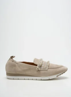 Mocassins Fugitive By Francesco Rossi Gris Talon Plat Jusqu'à 3cm