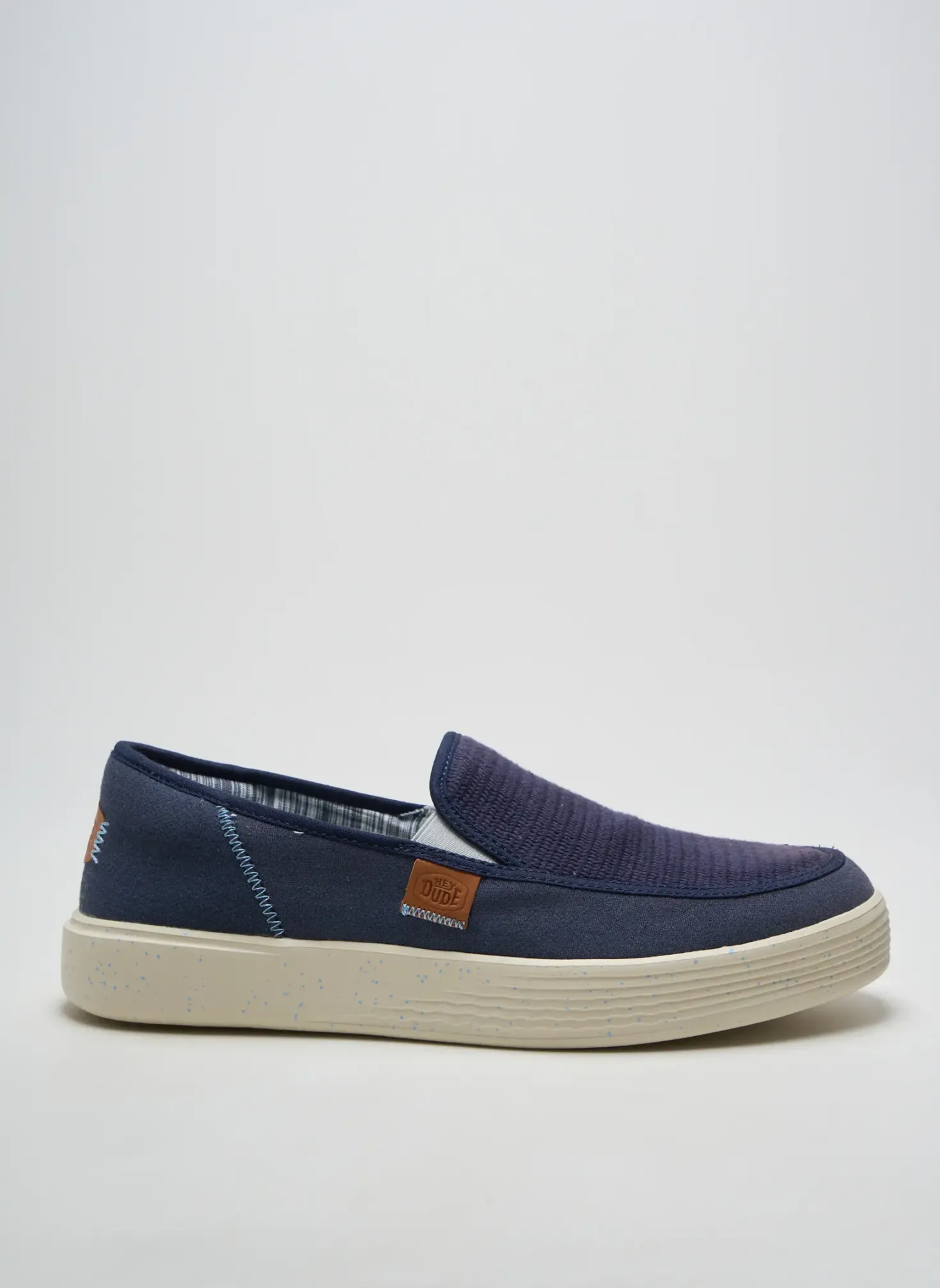Mocassins Hey Dude Bleu Bout Rond