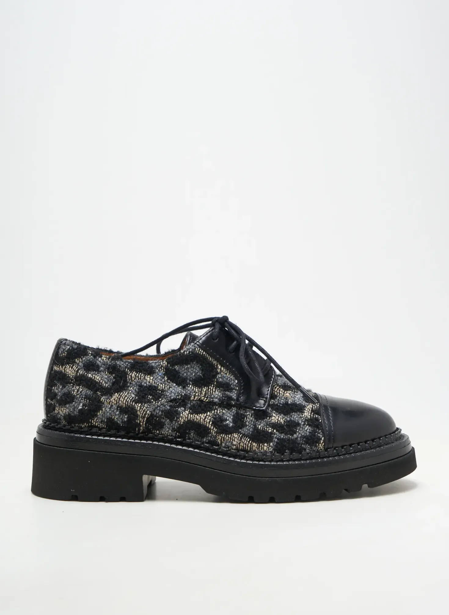 Mocassins Homers Noir Talon De 4 À 6cm