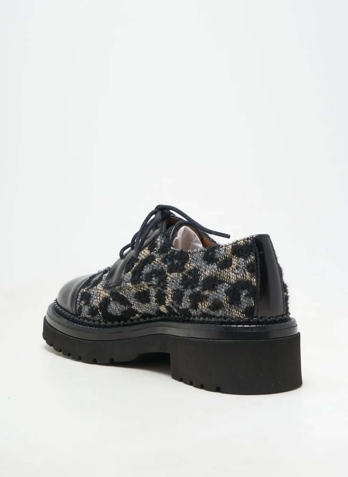 Mocassins Homers Noir Talon De 4 À 6cm