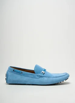 Mocassins Hugo Boss Bleu Bout Carré