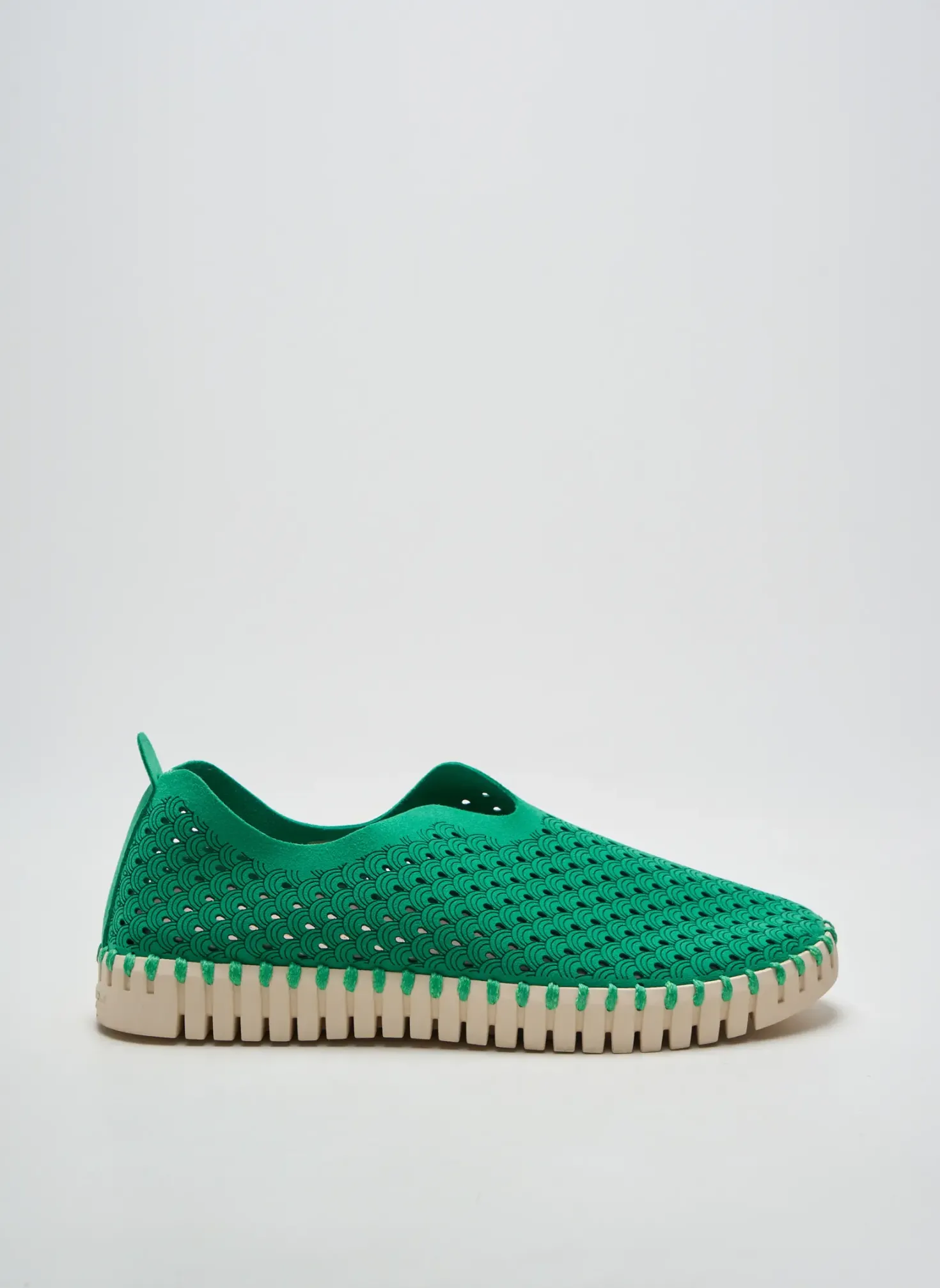 Mocassins Ilse Jacobsen Vert Talon De 4 À 6cm