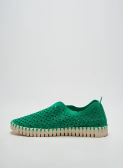 Mocassins Ilse Jacobsen Vert Talon De 4 À 6cm