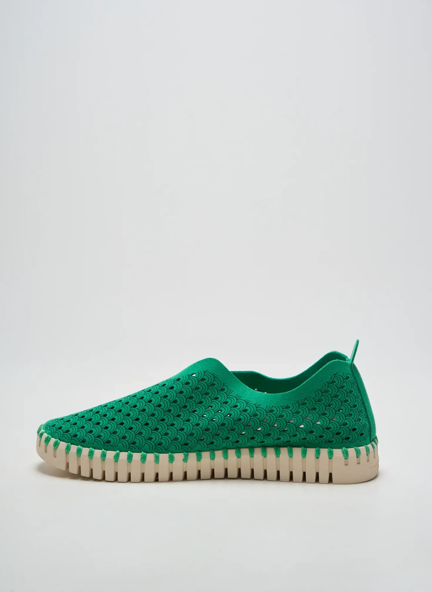 Mocassins Ilse Jacobsen Vert Talon De 4 À 6cm