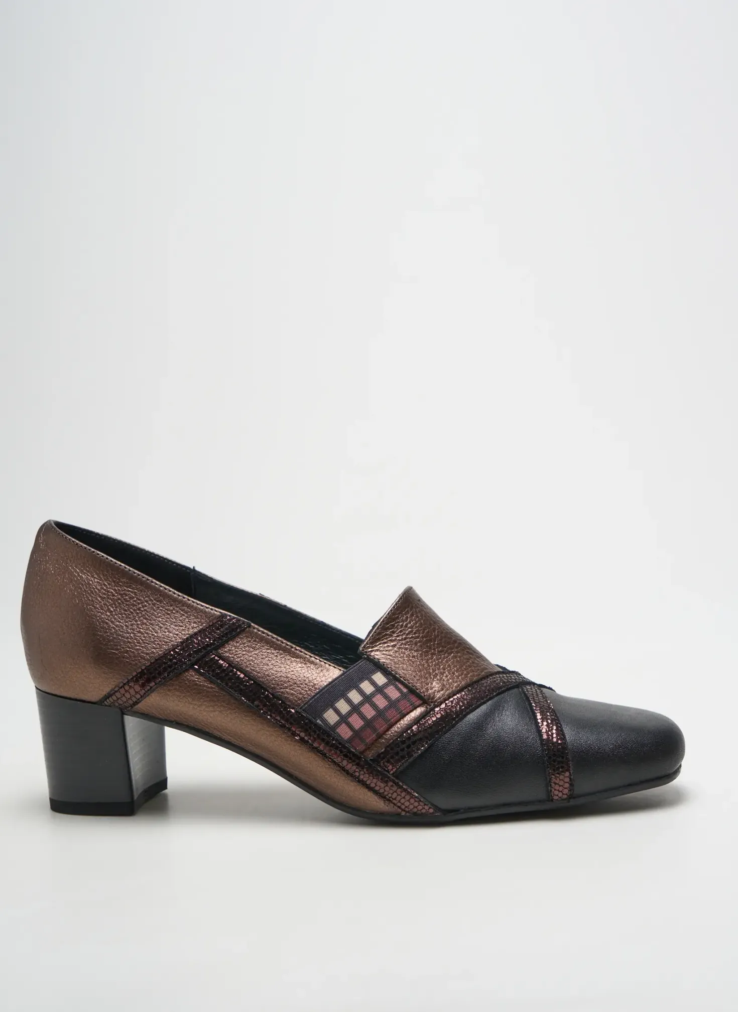 Mocassins Inea Marron Talon De 4 À 6cm
