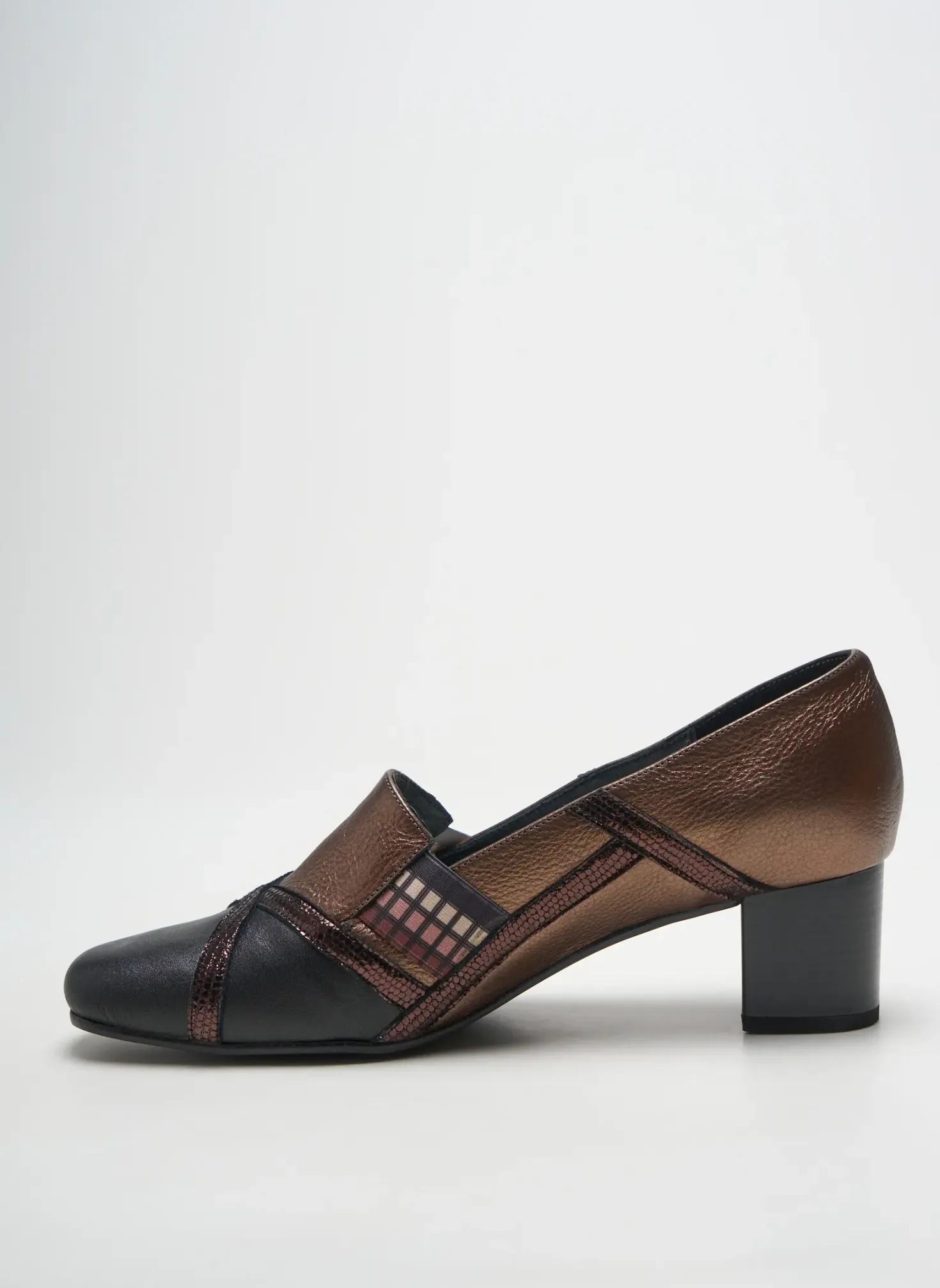 Mocassins Inea Marron Talon De 4 À 6cm