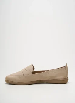 Mocassins Jana Beige Talon Plat Jusqu'à 3cm