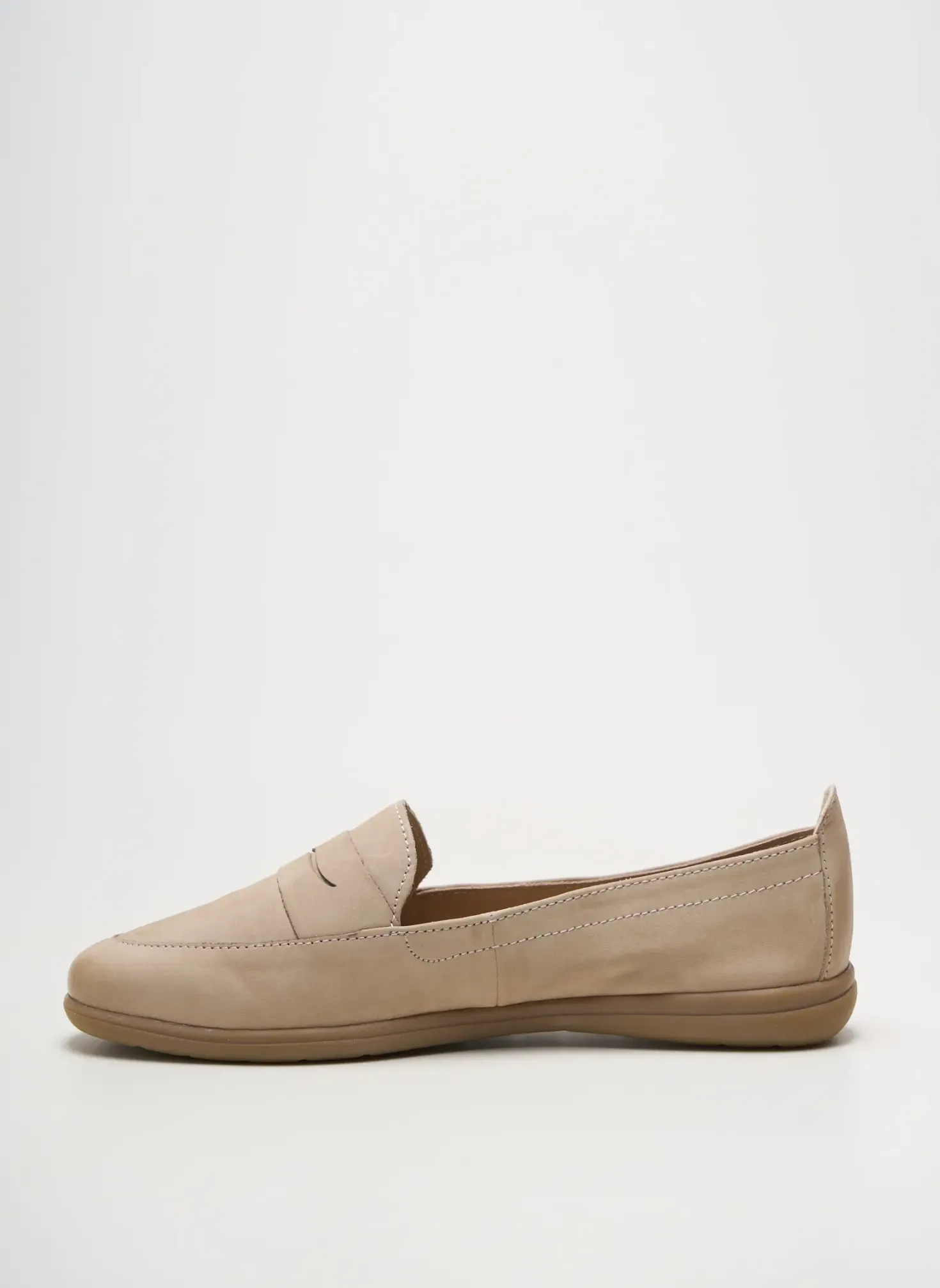 Mocassins Jana Beige Talon Plat Jusqu'à 3cm