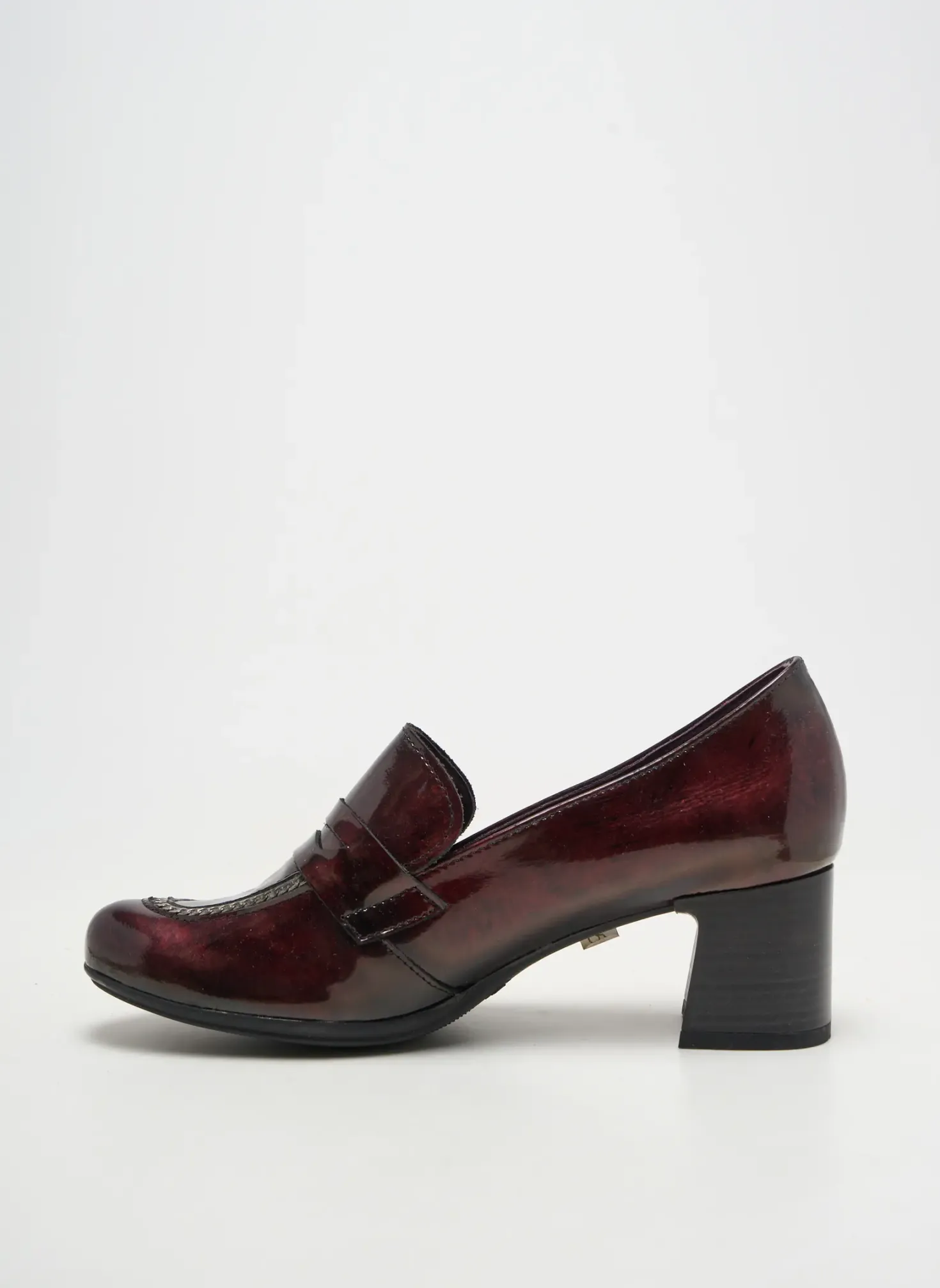 Mocassins Jose Saenz Rouge Talon De 4 À 6cm
