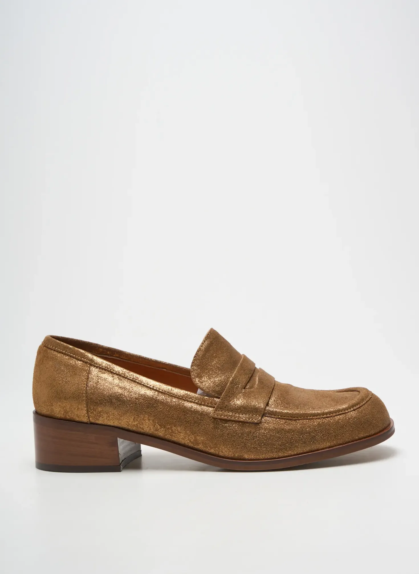 Mocassins Les:venues Marron Talon De 4 À 6cm