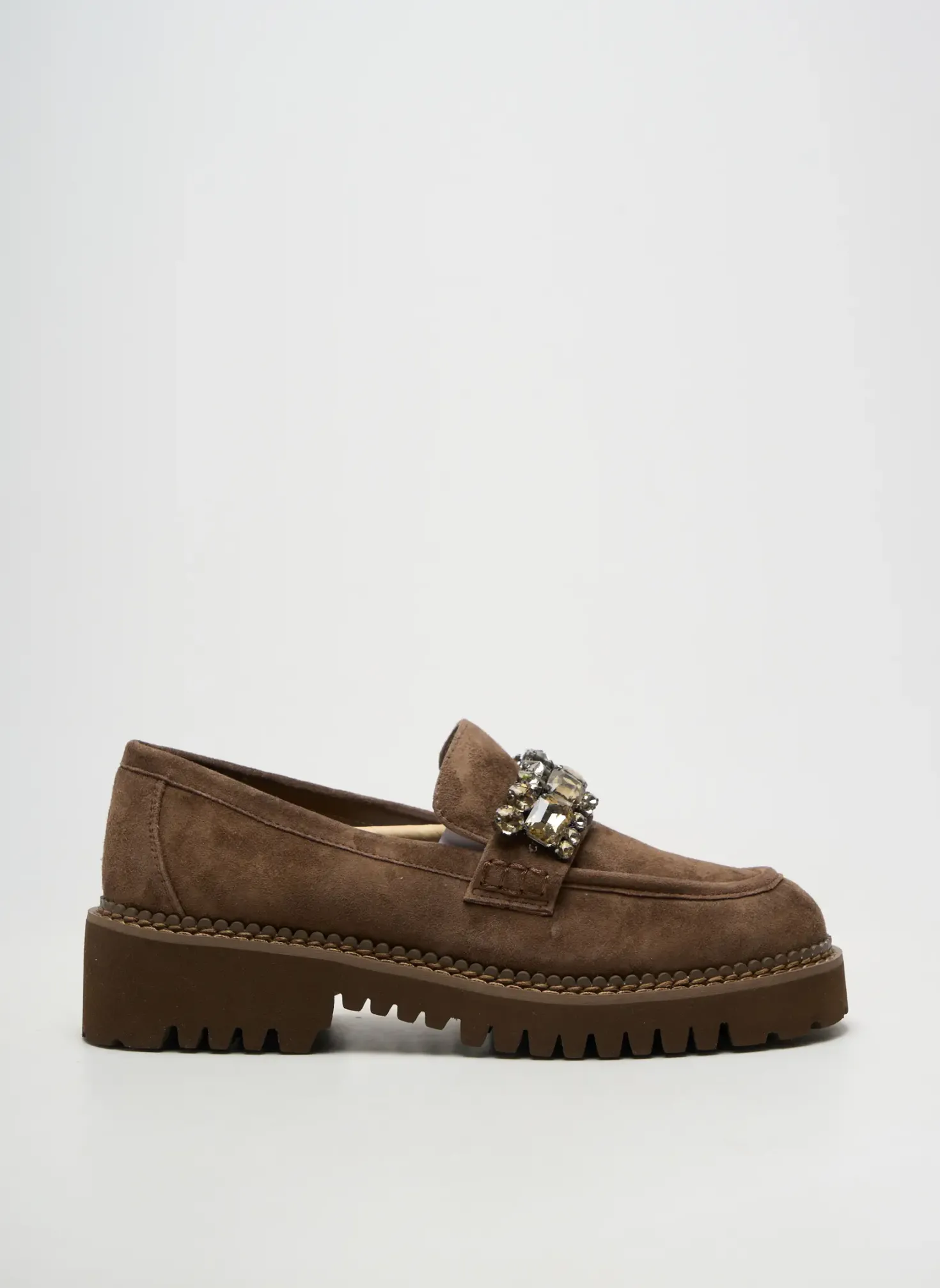 Mocassins Lodi Marron Talon De 4 À 6cm