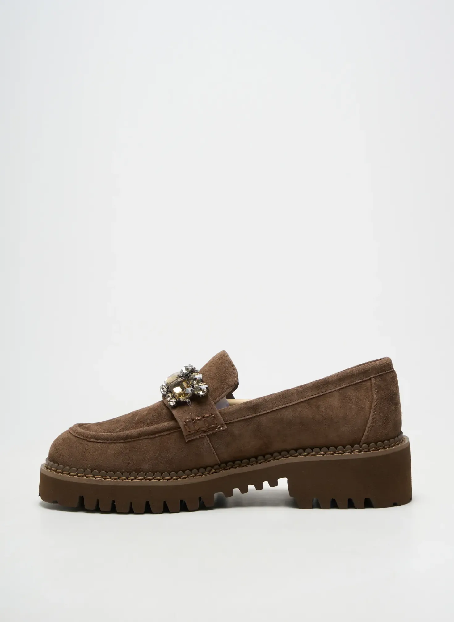 Mocassins Lodi Marron Talon De 4 À 6cm
