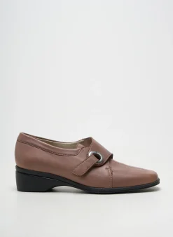 Mocassins Marco Marron Talon De 4 À 6cm