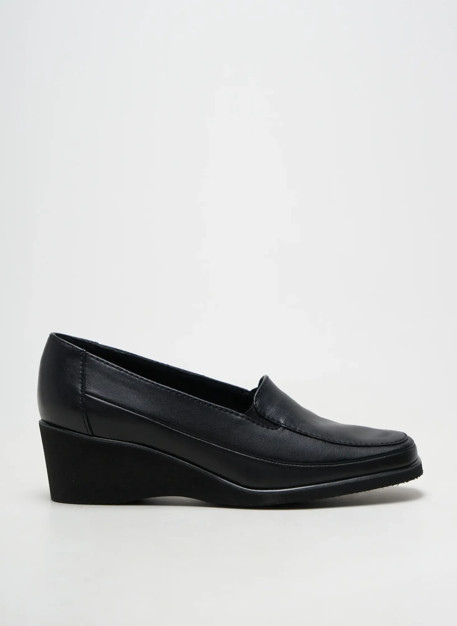 Mocassins Marco Noir Talon De 4 À 6cm