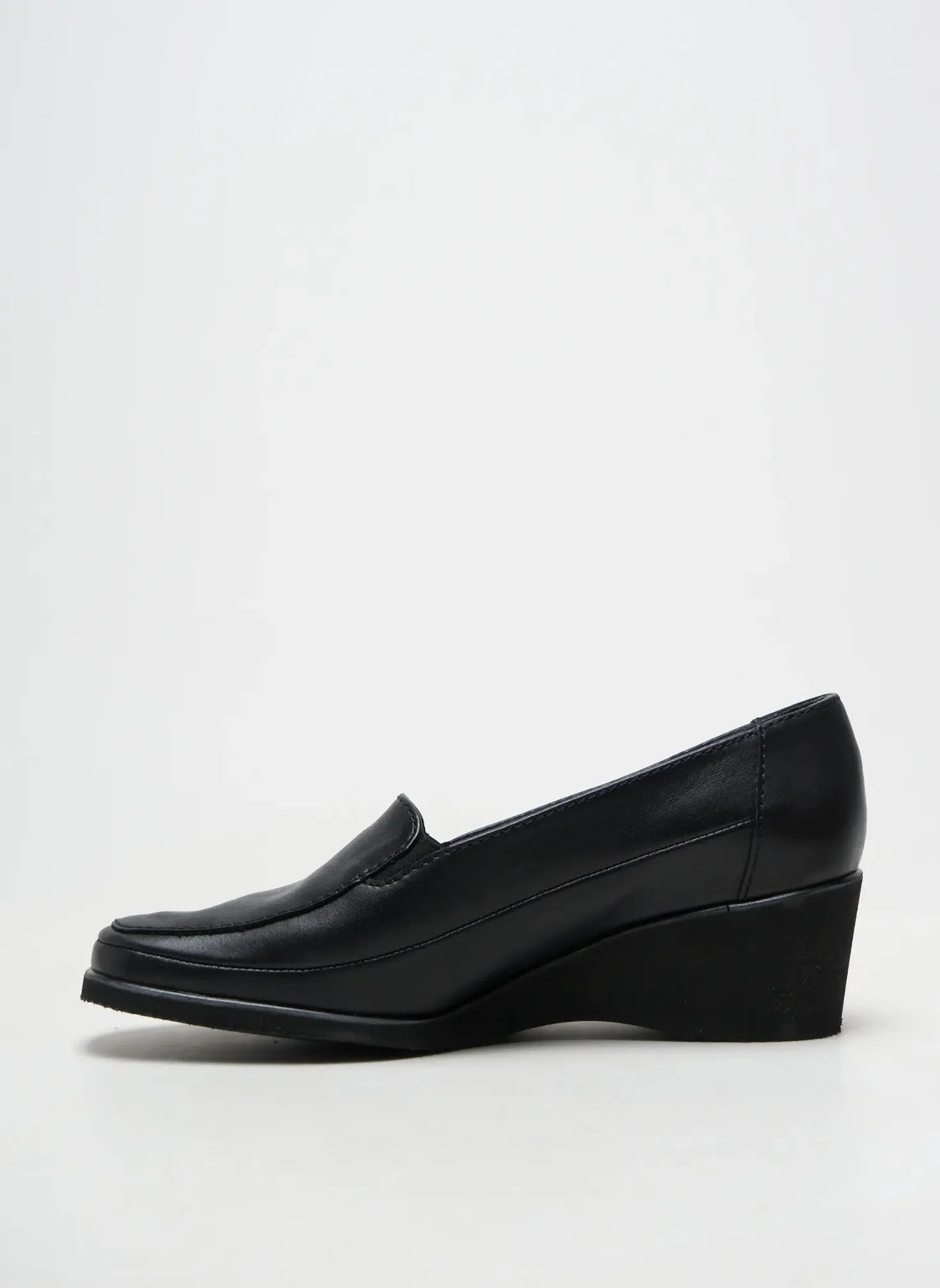 Mocassins Marco Noir Talon De 4 À 6cm