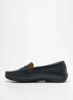Mocassins Mastro Domenico Noir Talon Plat Jusqu'à 3cm