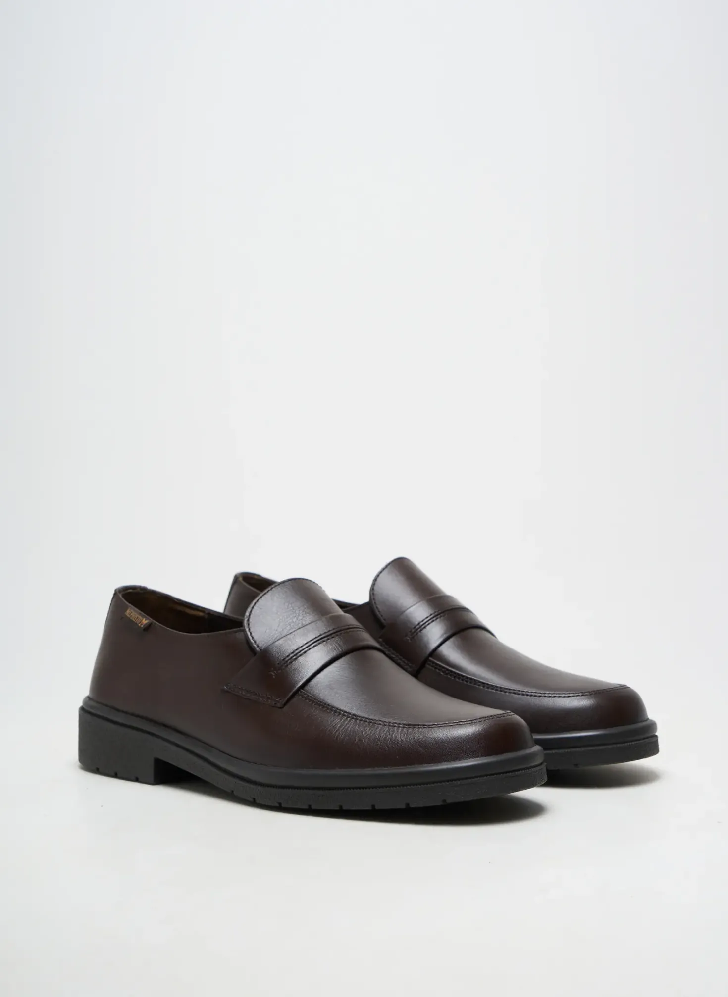 Mocassins Mephisto Marron Talon Plat Jusqu'à 3cm