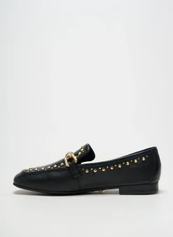 Mocassins Mjus Noir Talon Plat Jusqu'à 3cm