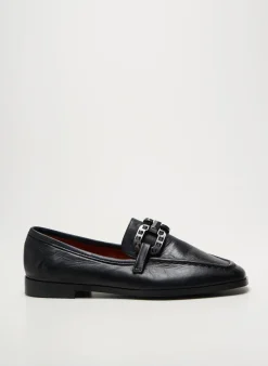 Mocassins Mjus Noir Talon Plat Jusqu'à 3cm