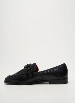 Mocassins Mjus Noir Talon Plat Jusqu'à 3cm