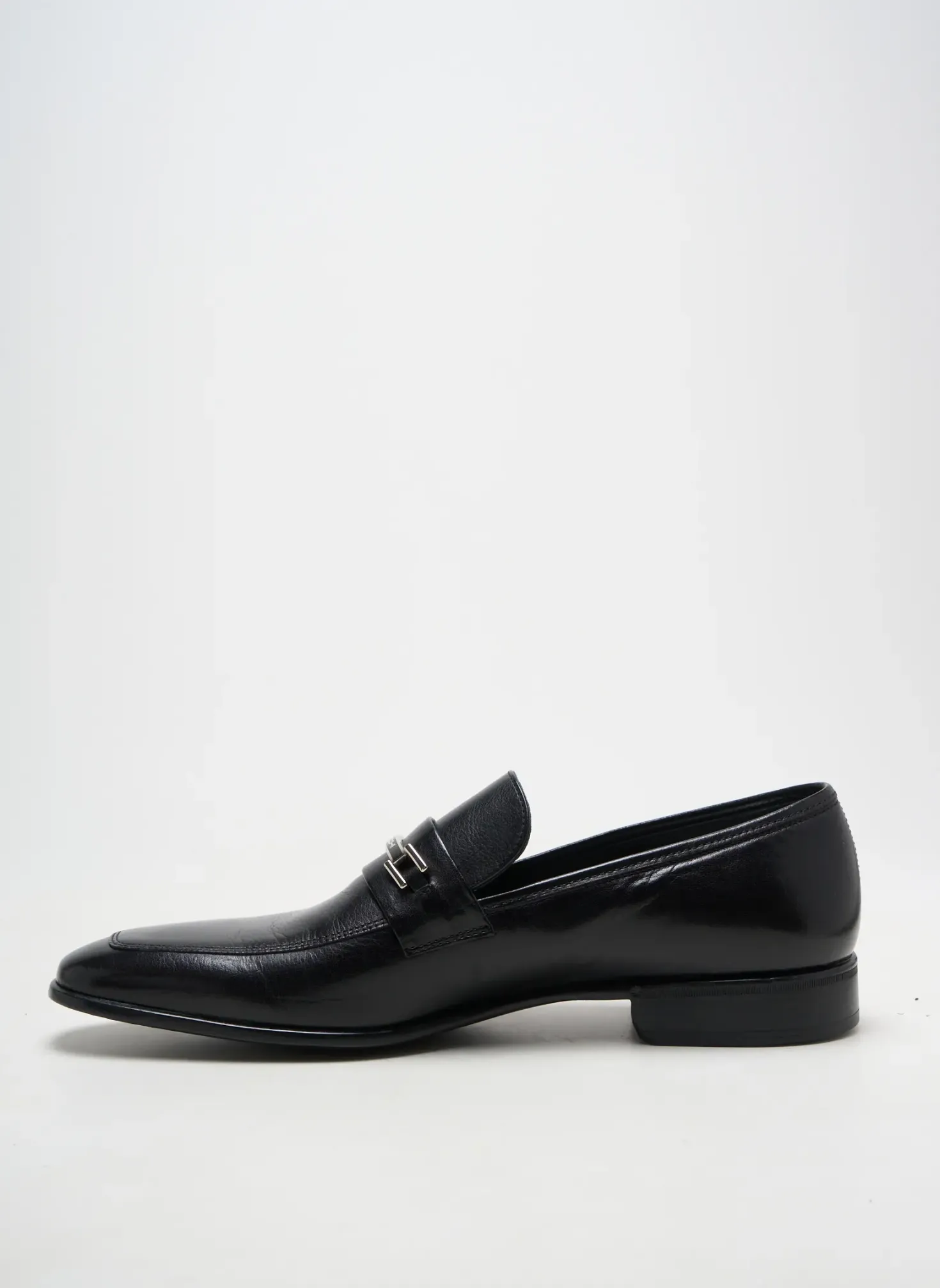 Mocassins Moreschi Noir Talon Bas