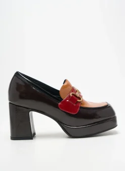 Mocassins Noa Harmon Marron Talon De 7 À 9cm