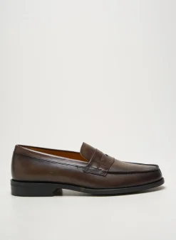 Mocassins Paco Milan Marron Talon Bas