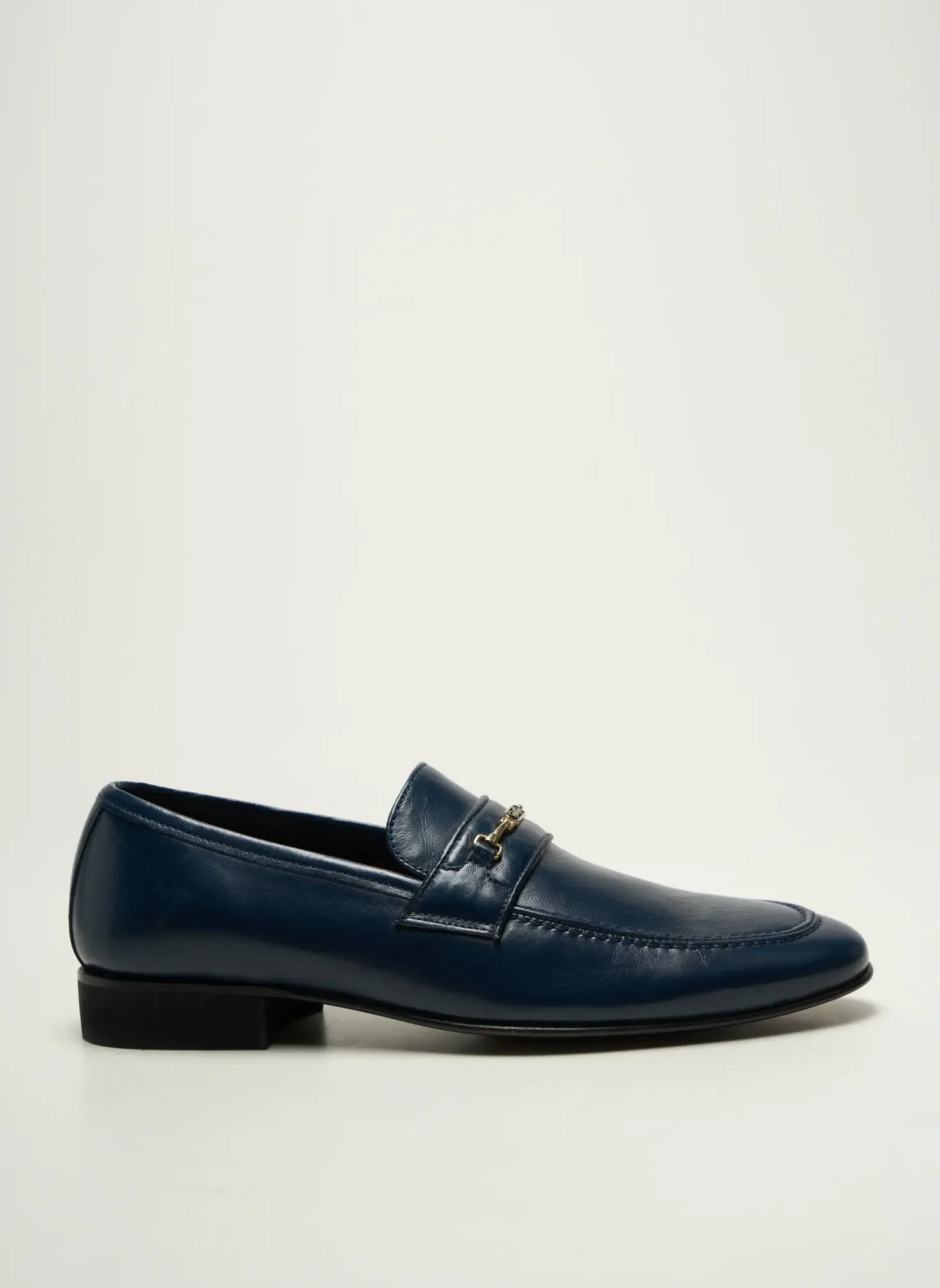 Mocassins Pierre Cardin Bleu Talon Bas