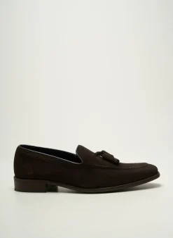 Mocassins Pierre Cardin Marron Talon Bas