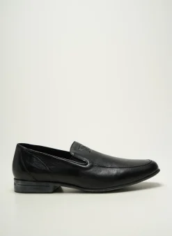Mocassins Pierre Cardin Noir Talon Bas